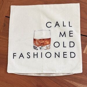 Call Me Old Fashioned Decorative Pillow Cover - Cream